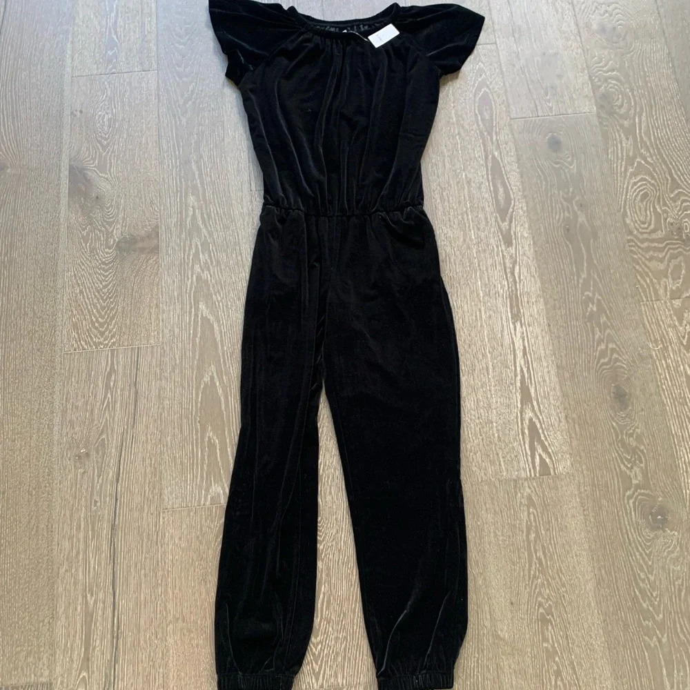 Gap Kids velvet jumpsuit